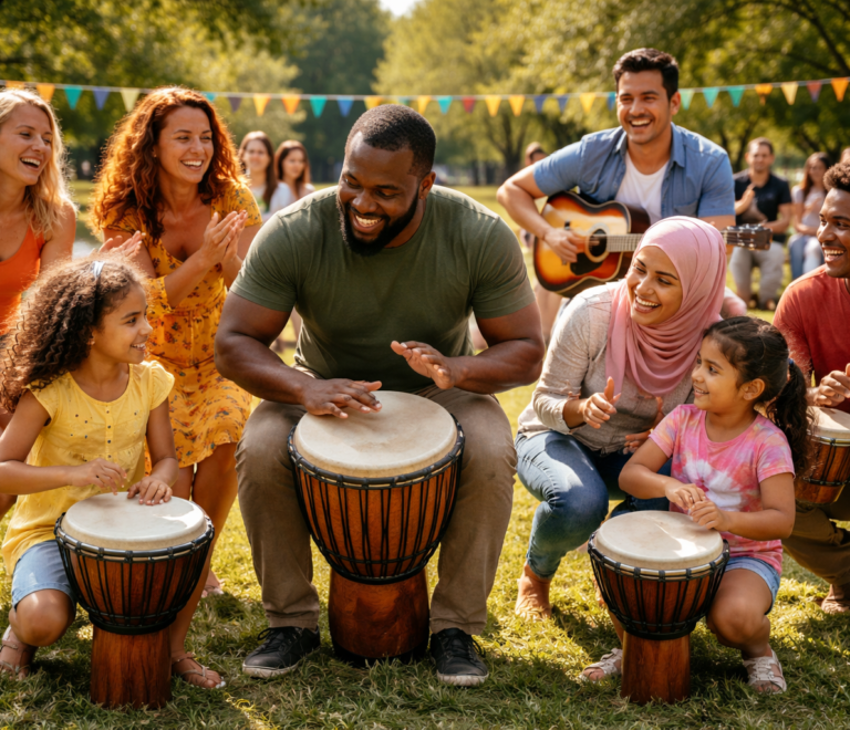 Drumming in the Park